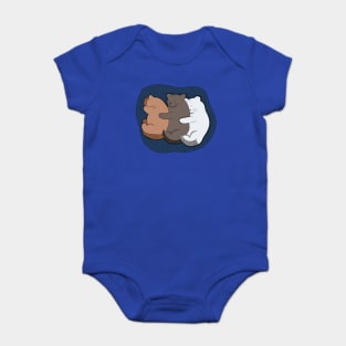 three little cute kitten Baby Bodysuit